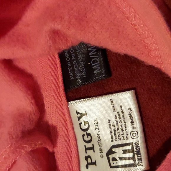Piggy Cosplay Hooded Sweatshirt Medium - Picture 3 of 3